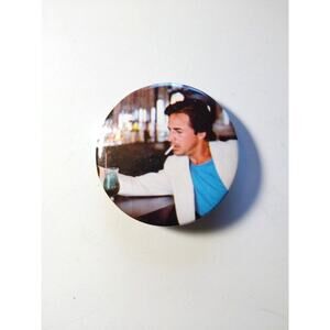 Miami Vice Don Johnson Official Button Up Badge Pinback Retro TV Show 1984